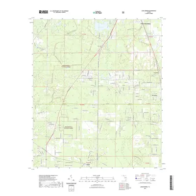 2021 Map of Lake Munson, 2021 Print