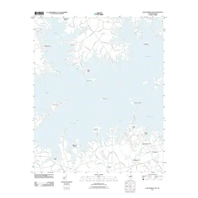 2011 Map of Lake Murray East, 2011 Print