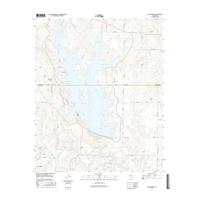 2016 Map of Lake Murray, 2016 Print