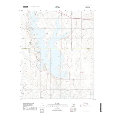 2018 Map of Lake Murray, 2018 Print