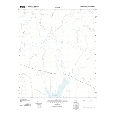 2010 Map of Lake Nacogdoches North, 2010 Print