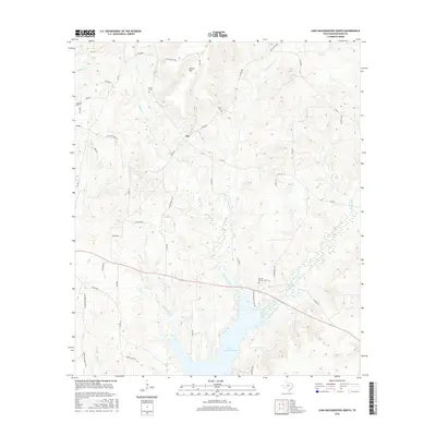 2016 Map of Lake Nacogdoches North, 2016 Print