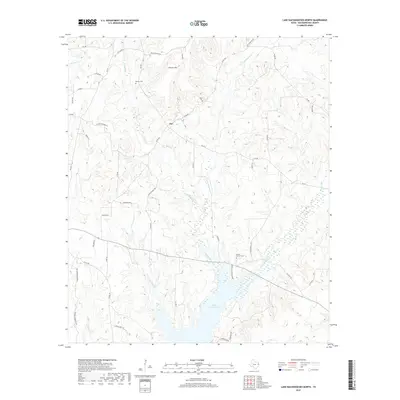 2019 Map of Lake Nacogdoches North, 2019 Print