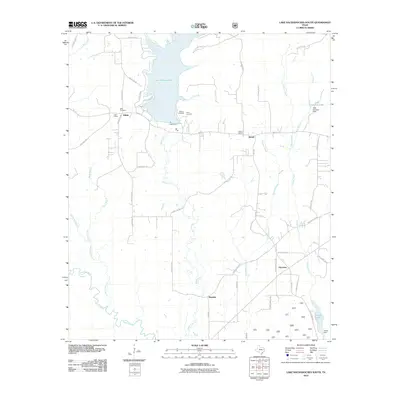 2010 Map of Lake Nacogdoches South, 2010 Print