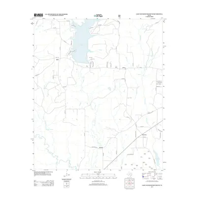 2013 Map of Lake Nacogdoches South, 2013 Print
