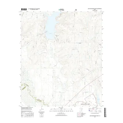 2016 Map of Lake Nacogdoches South, 2016 Print