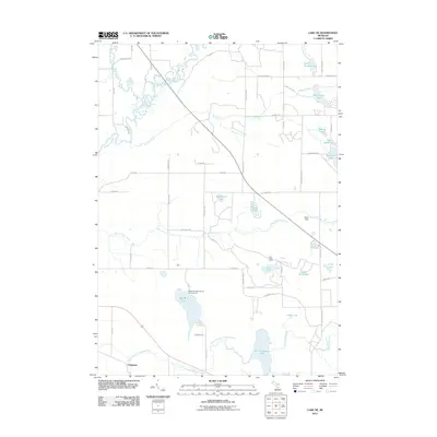 2011 Map of Lake NE, 2011 Print