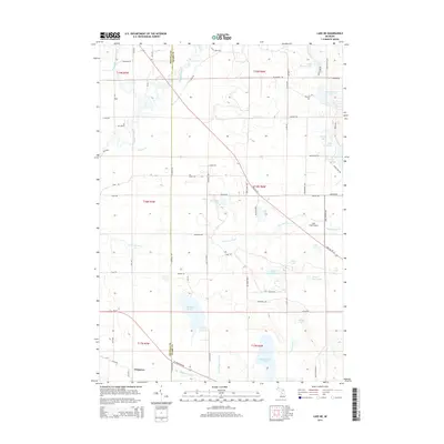 2014 Map of Lake NE, 2014 Print