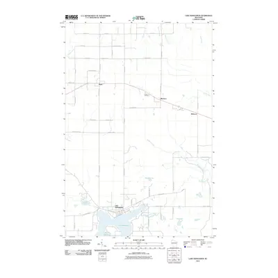 2010 Map of Lake Nebagamon, 2010 Print