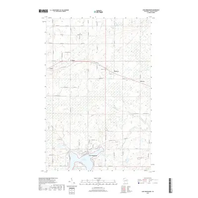 2018 Map of Lake Nebagamon, 2018 Print