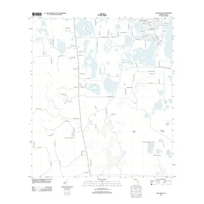 2012 Map of Lake Nellie, 2012 Print