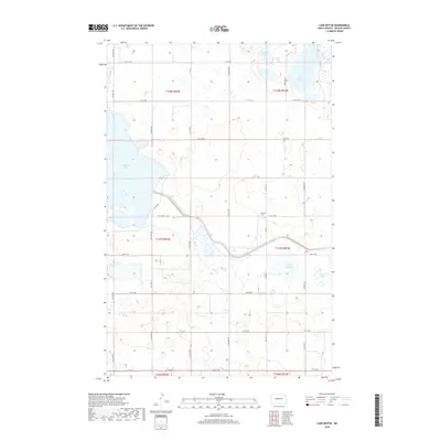 2018 Map of Lake Nettie, 2018 Print