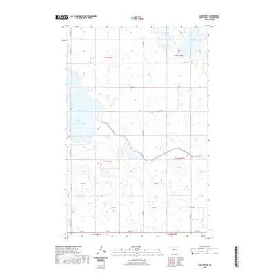 2020 Map of Lake Nettie, 2020 Print