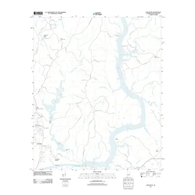 2011 Map of Lake Nicol, 2011 Print