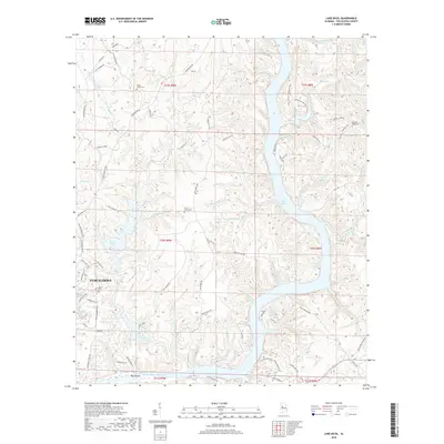 2018 Map of Lake Nicol, 2018 Print