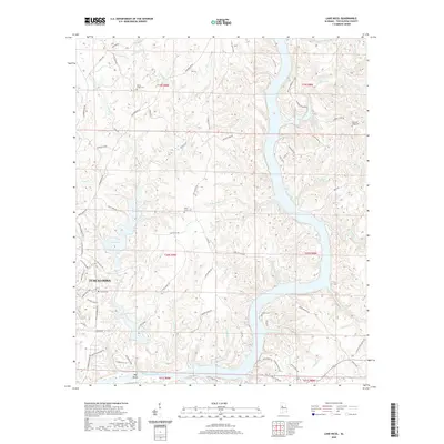 2020 Map of Lake Nicol, 2020 Print
