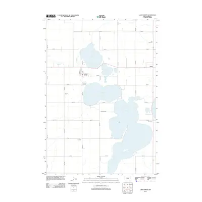 2012 Map of Lake Norden, 2012 Print