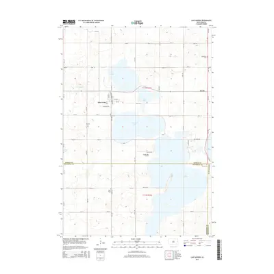 2015 Map of Lake Norden, 2015 Print