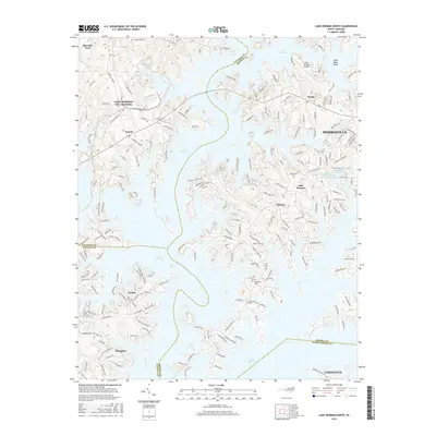 2016 Map of Lake Norman North, 2016 Print