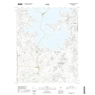 2019 Map of Lake Norman South, 2019 Print