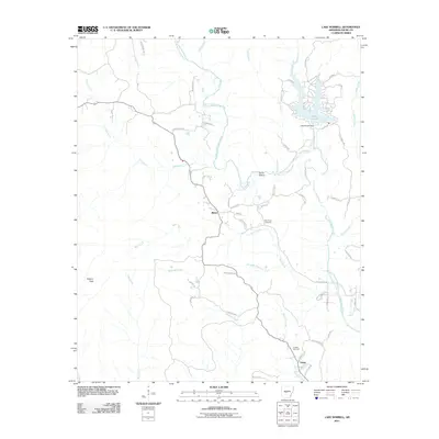 2011 Map of Lake Norrell, 2011 Print
