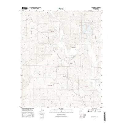 2017 Map of Lake Norrell, 2017 Print