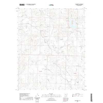 2020 Map of Lake Norrell, 2020 Print