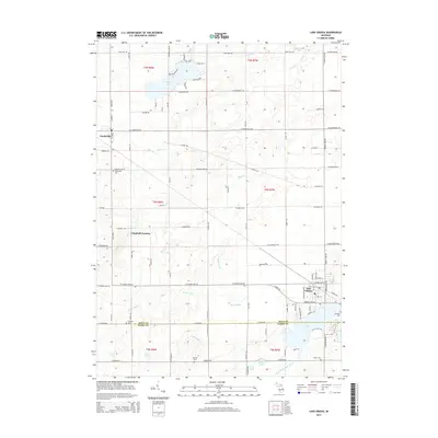 2014 Map of Lake Odessa, 2014 Print