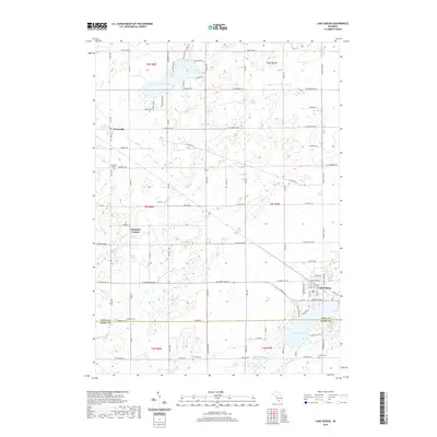 2019 Map of Lake Odessa, 2019 Print