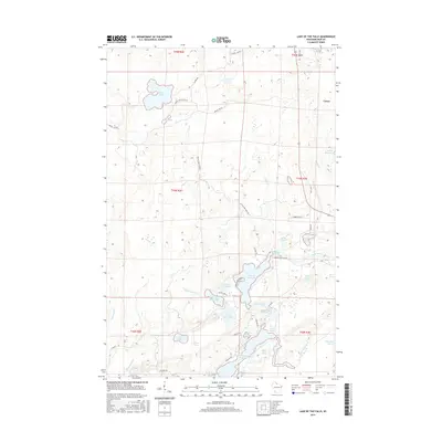 2015 Map of Lake of the Falls, 2015 Print