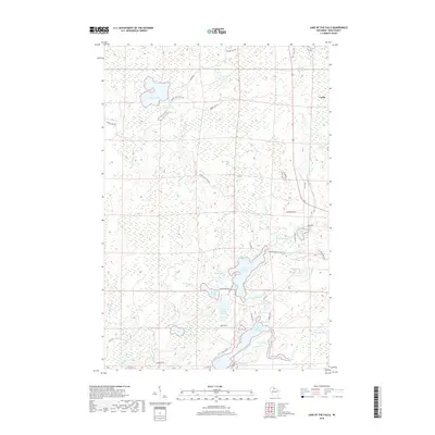 2018 Map of Lake of the Falls, 2018 Print