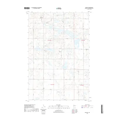2019 Map of Lake Olaf, 2019 Print