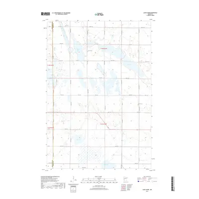 2019 Map of Lake Oliver, 2019 Print