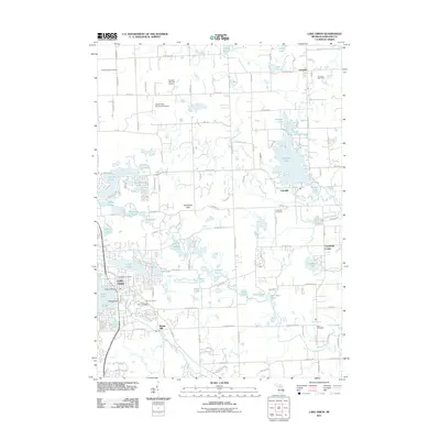 2011 Map of Lake Orion, 2011 Print