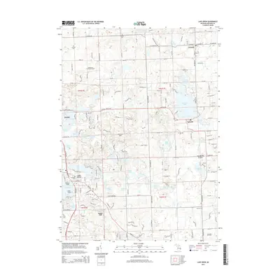 2014 Map of Lake Orion, 2014 Print