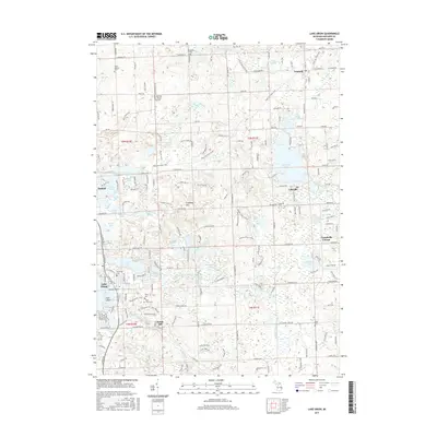 2017 Map of Lake Orion, 2017 Print