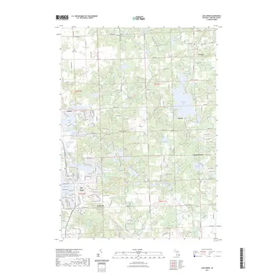 2023 Map of Lake Orion, 2023 Print