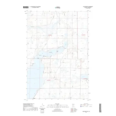 2019 Map of Lake Osakis East, 2019 Print