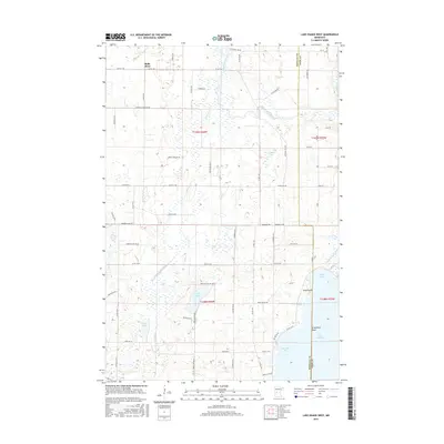 2016 Map of Lake Osakis West, 2016 Print