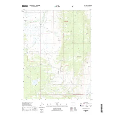 2017 Map of Lake Owen, 2017 Print