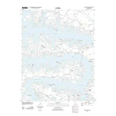 2011 Map of Lake Ozark, 2011 Print