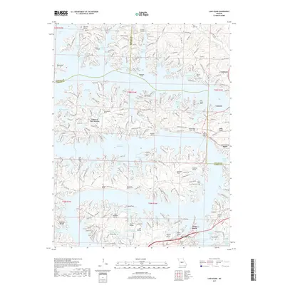 2017 Map of Lake Ozark, 2017 Print