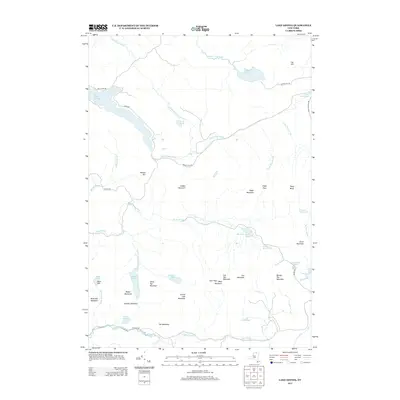 2013 Map of Lake Ozonia, 2013 Print