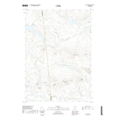 2019 Map of Lake Ozonia, 2019 Print