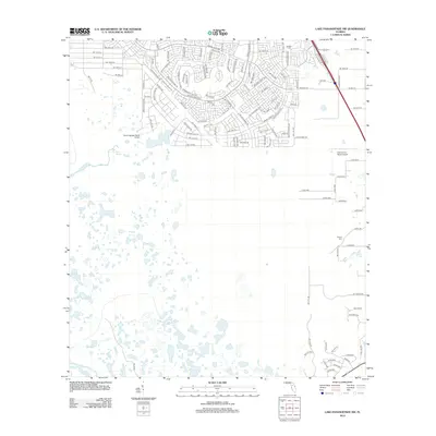 2012 Map of Lake Panasoffkee NW, 2012 Print