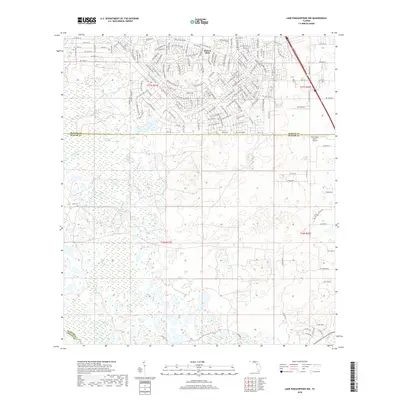 2018 Map of Lake Panasoffkee NW, 2018 Print