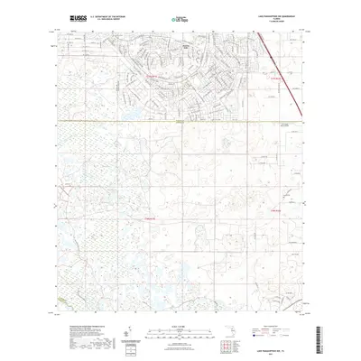 2021 Map of Lake Panasoffkee NW, 2021 Print