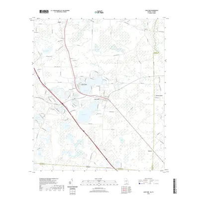 2020 Map of Lake Park, 2020 Print