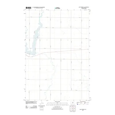 2012 Map of Lake Parmley, 2012 Print