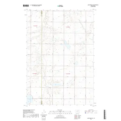 2017 Map of Lake Parmley SW, 2017 Print